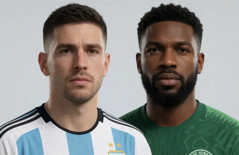 Argentina vs Nigeria Lineups