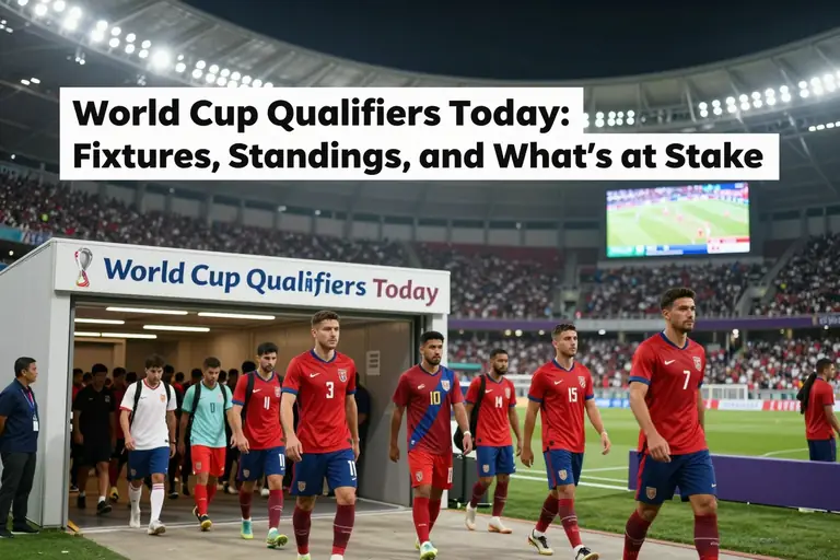 World Cup Qualifiers Today: Fixtures, Standings, and What's at Stake