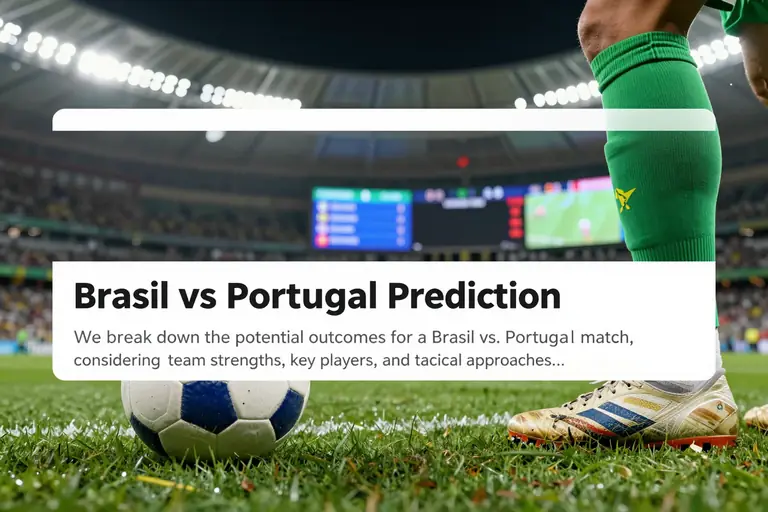 Brazil vs Portugal Prediction: A Clash of Footballing Titans